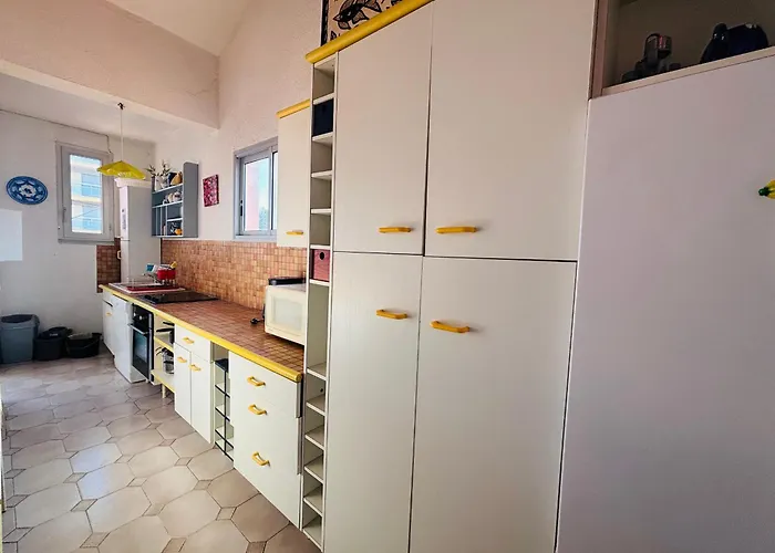 Duplex Lumineux Avec Terrasse, Vue Mer, 6 Couchages A Argeles - Fr-1-309-547 公寓 *