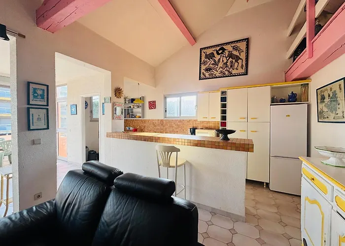 Duplex Lumineux Avec Terrasse, Vue Mer, 6 Couchages A Argeles - Fr-1-309-547 * 滨海阿热莱斯