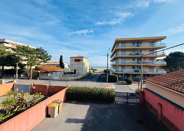 公寓 Duplex Lumineux Avec Terrasse, Vue Mer, 6 Couchages A Argeles - Fr-1-309-547 *